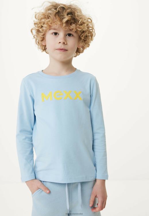 Mexx Long Sleeve T-shirt Rubber Print Light Blue 0T44H898 Boys
