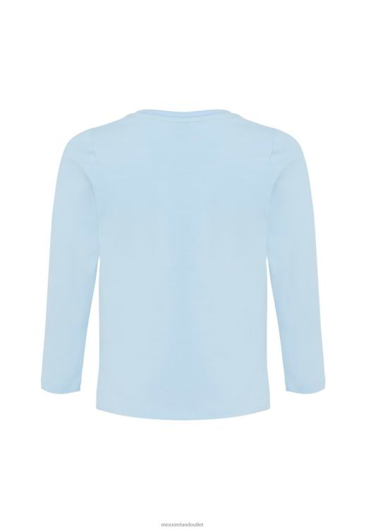 Mexx Long Sleeve T-shirt Rubber Print Light Blue 0T44H898 Boys