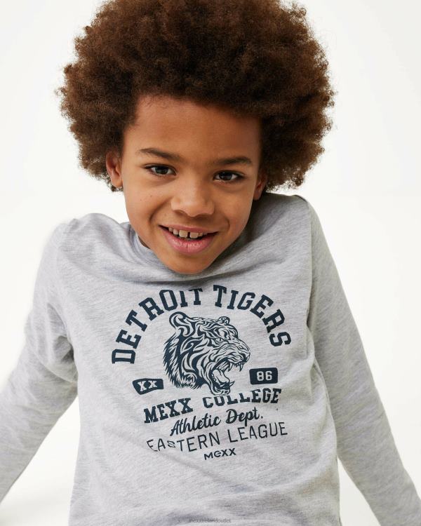 Mexx Long sleeve artwork t-shirt Melee Grey 0T44H940 Boys