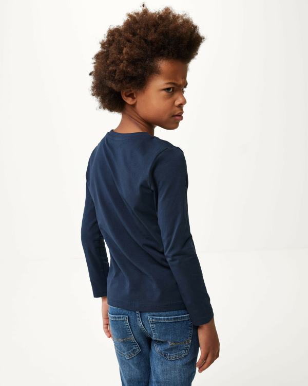 Mexx Long sleeve artwork t-shirt Navy Blue 0T44H931 Boys