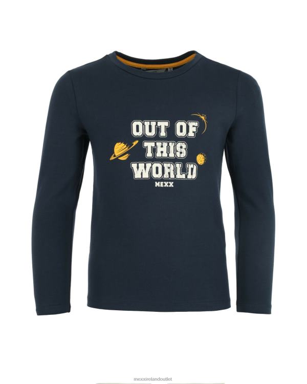 Mexx Long sleeve artwork t-shirt Navy Blue 0T44H931 Boys