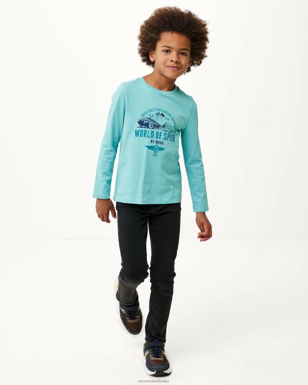 Mexx Long sleeve artwork t-shirt Ocean Blue 0T44H941 Boys