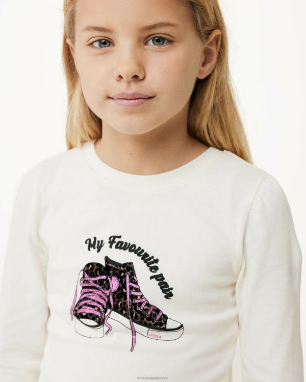 Mexx Long sleeve artwork t-shirt Off White 0T44H832 Girls
