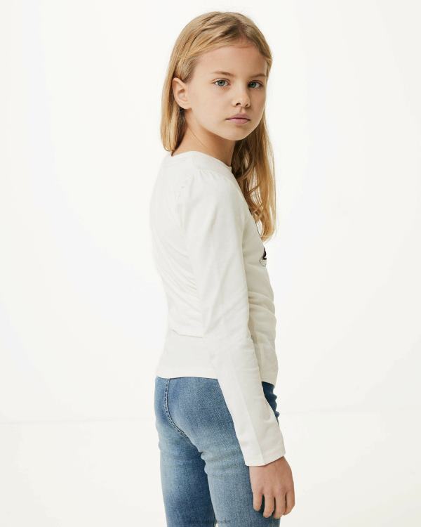 Mexx Long sleeve artwork t-shirt Off White 0T44H832 Girls