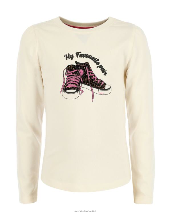 Mexx Long sleeve artwork t-shirt Off White 0T44H832 Girls