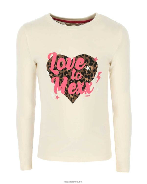 Mexx Long sleeve artwork t-shirt Off White 0T44H835 Girls