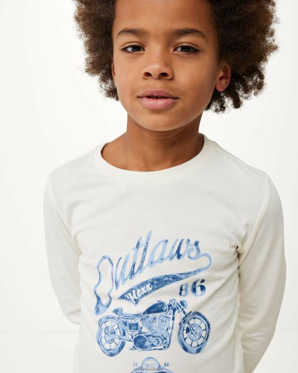 Mexx Long sleeve artwork t-shirt Off White 0T44H939 Boys