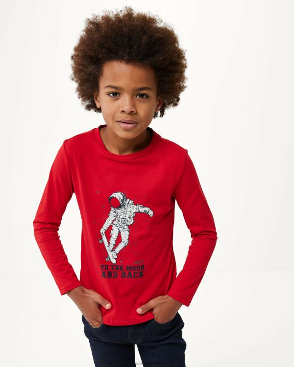 Mexx Long sleeve artwork t-shirt Red 0T44H937 Boys