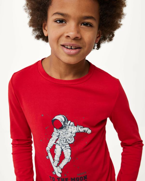 Mexx Long sleeve artwork t-shirt Red 0T44H937 Boys