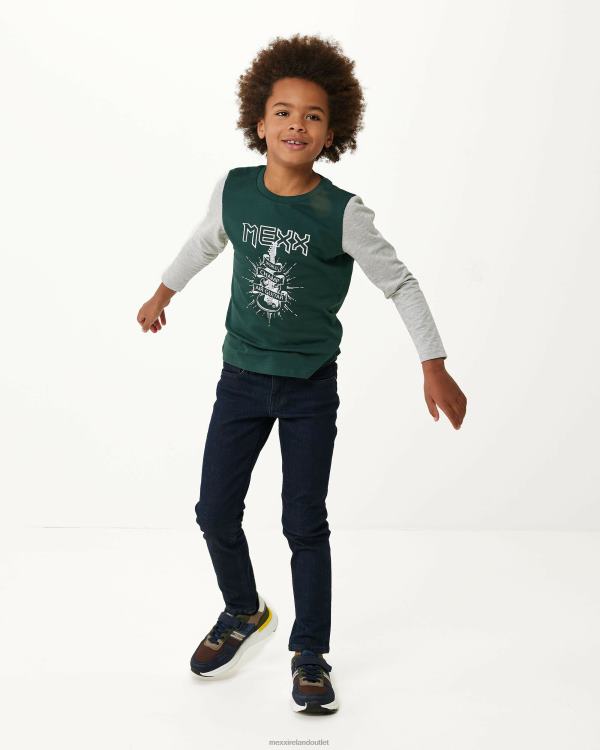 Mexx Long sleeve colorblock Dark Green 0T44H928 Boys
