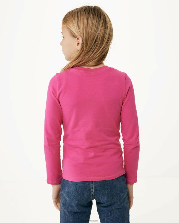 Mexx Long sleeve t-shirt two way sequince Pink 0T44H834 Girls