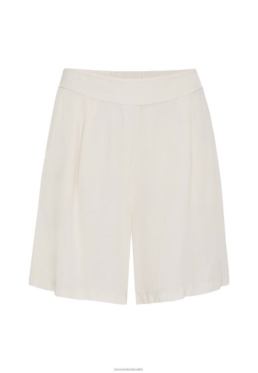 Mexx Loose Fit Shorts Off White Beige 0T44H4 Women