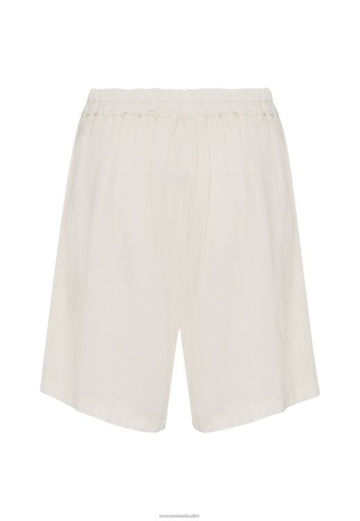 Mexx Loose Fit Shorts Off White Beige 0T44H4 Women