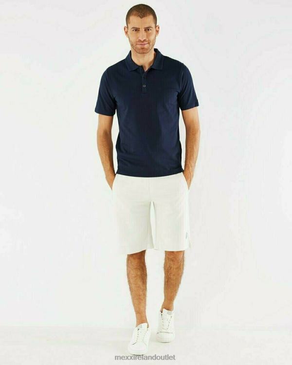 Mexx Mercerized popcorn polo Navy Blue 0T44H722 Men