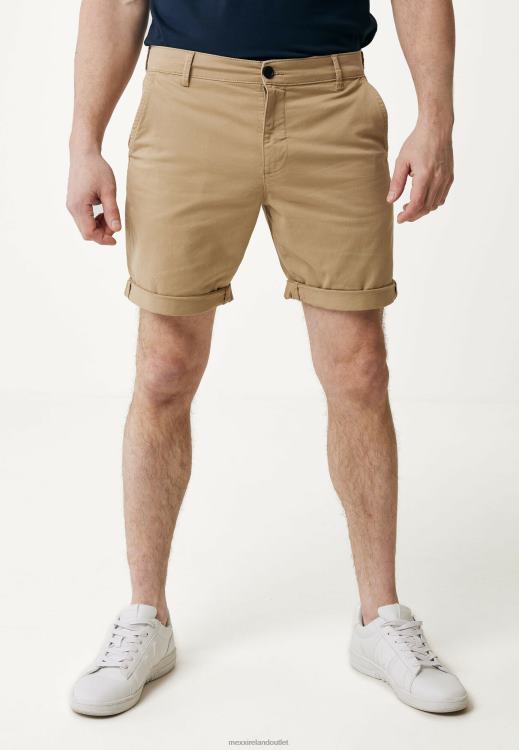 Mexx Mid Waist Garment Dye Chino Short Sand Beige 0T44H501 Men