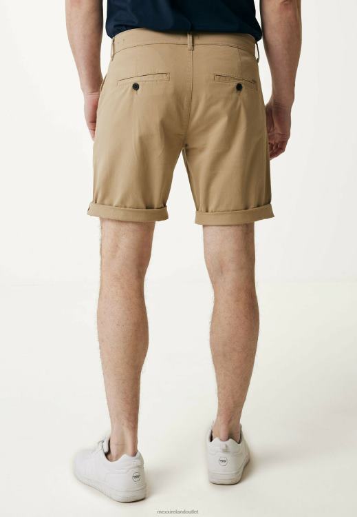 Mexx Mid Waist Garment Dye Chino Short Sand Beige 0T44H501 Men