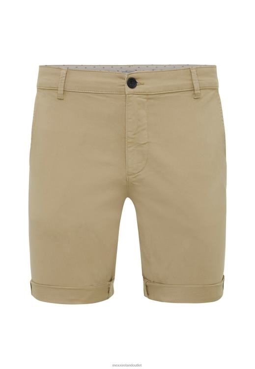Mexx Mid Waist Garment Dye Chino Short Sand Beige 0T44H501 Men