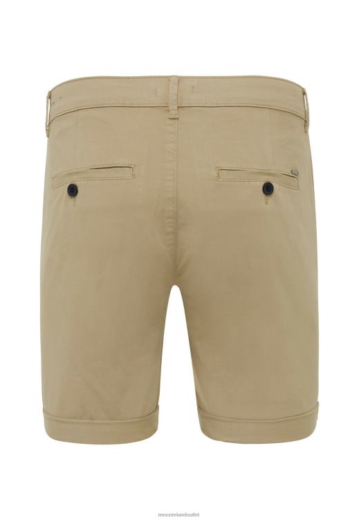 Mexx Mid Waist Garment Dye Chino Short Sand Beige 0T44H501 Men