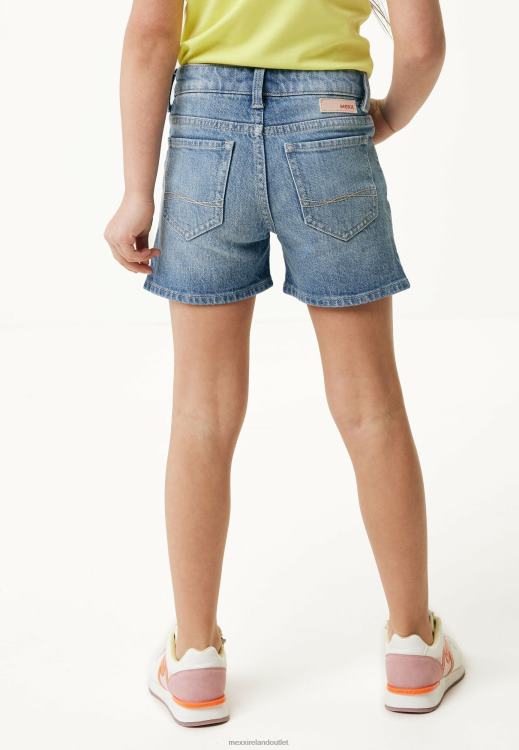 Mexx Mid Waist Jeans Shorts Crown Bleach Beige 0T44H767 Girls