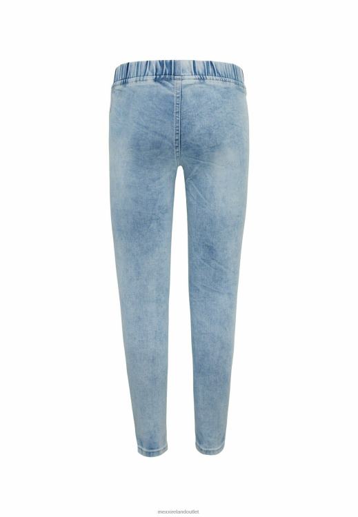 Mexx Mid Waist Skinny Leg Jeans Jegging Light Blue 0T44H777 Girls