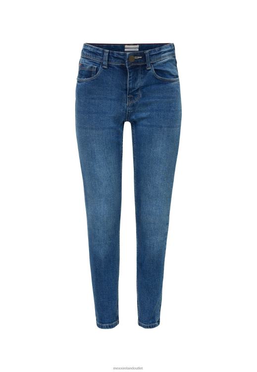 Mexx Mid Waist Slim Leg Jeans Light Vintage Blue 0T44H778 Girls