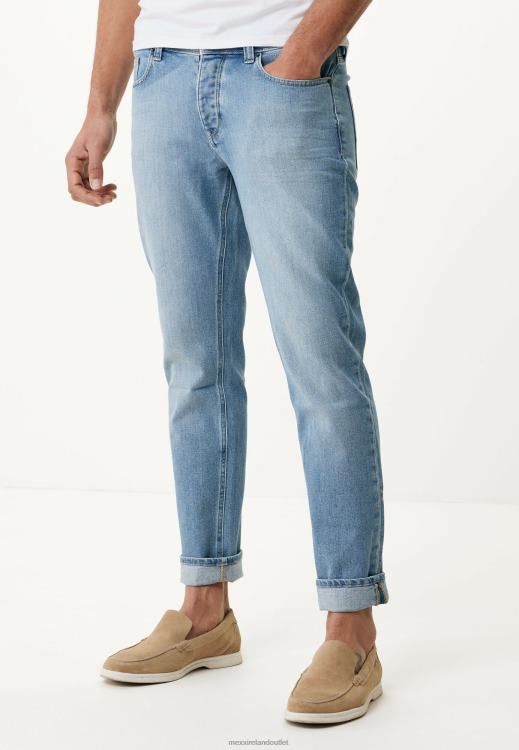 Mexx Mid Waist Straight Leg Jeans Light Stone Blue 0T44H498 Men
