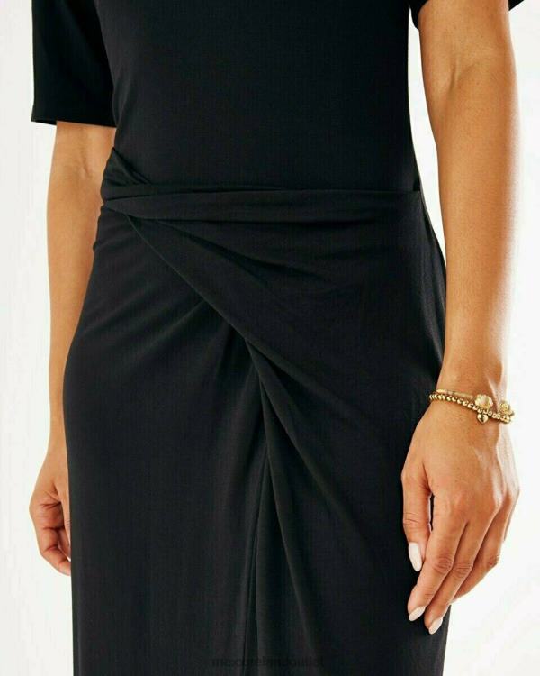 Mexx Midi Dress Black Schwarz 0T44H149 Women