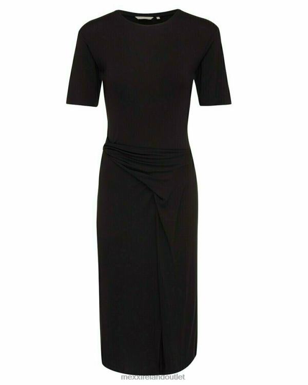 Mexx Midi Dress Black Schwarz 0T44H149 Women