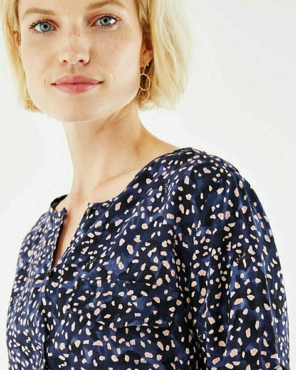 Mexx Midi Dress Navy Blue 0T44H192 Women