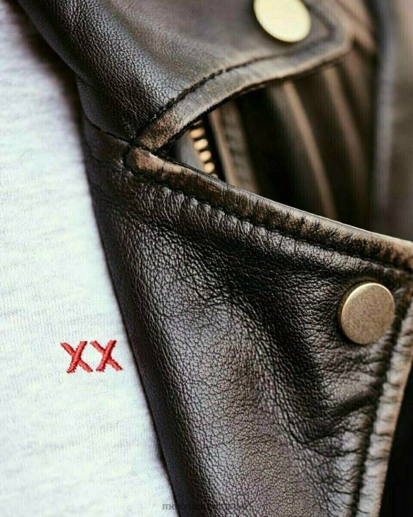 Mexx Milou Leather Jacket Black Schwarz 0T44H171 Women