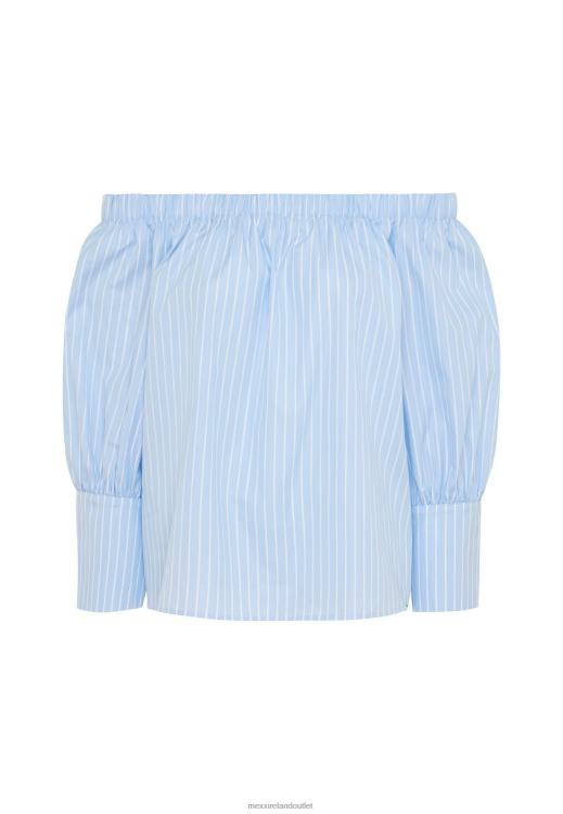 Mexx Off Shoulder Blouse Blue 0T44H96 Women