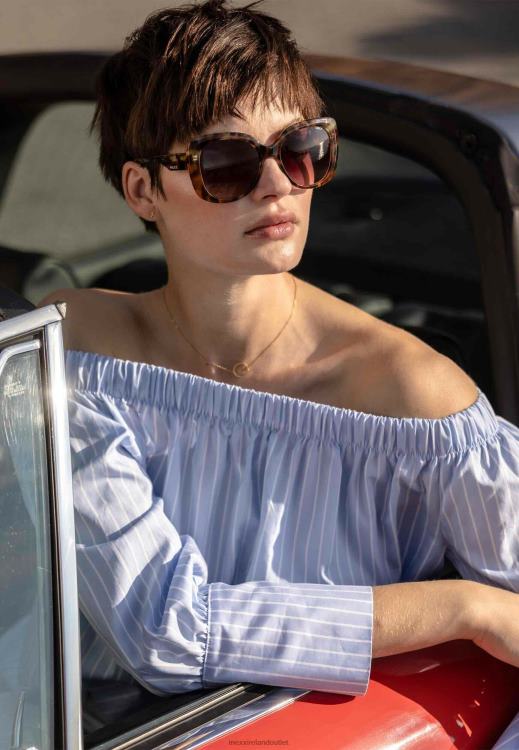 Mexx Off Shoulder Blouse Blue 0T44H96 Women