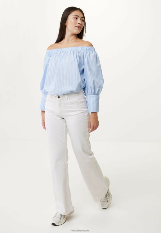 Mexx Off Shoulder Blouse Blue 0T44H96 Women