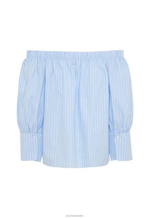 Mexx Off Shoulder Blouse Blue 0T44H96 Women