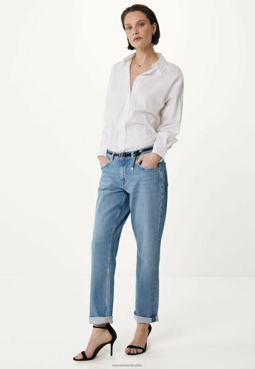 Mexx Oversized Blouse Off White Cotton 0T44H90 Women