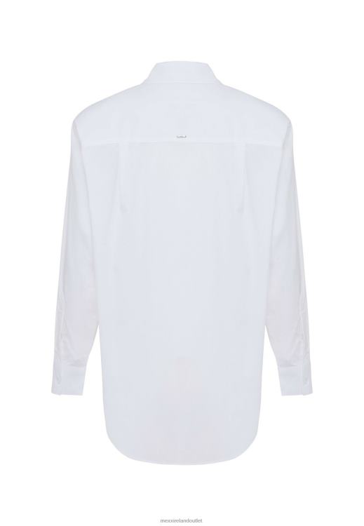 Mexx Oversized Blouse Off White Cotton 0T44H90 Women