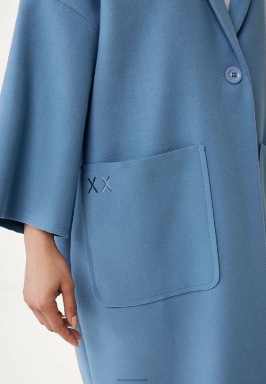 Mexx Oversized Coat Baby Blue 0T44H114 Women