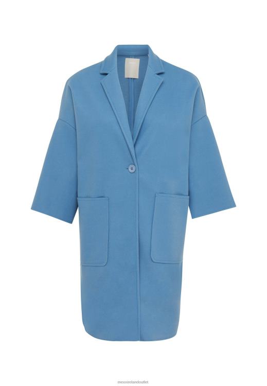 Mexx Oversized Coat Baby Blue 0T44H114 Women