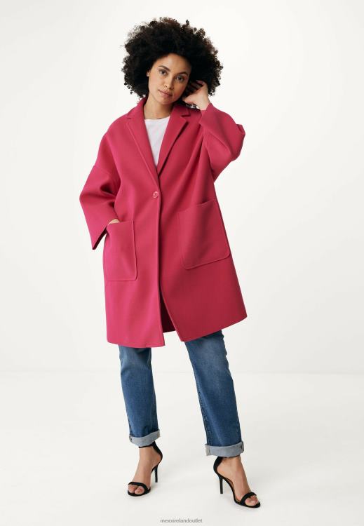 Mexx Oversized Coat Pink 0T44H113 Women