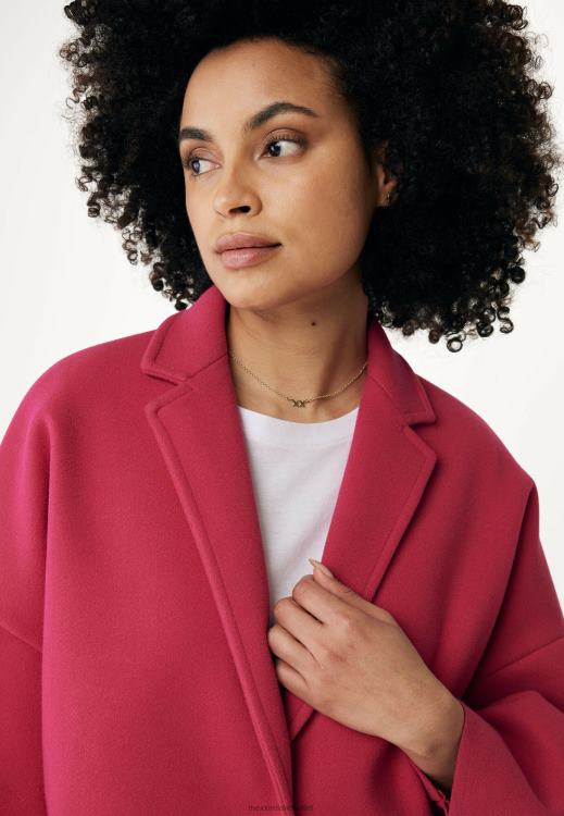 Mexx Oversized Coat Pink 0T44H113 Women