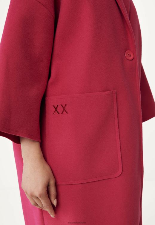 Mexx Oversized Coat Pink 0T44H113 Women