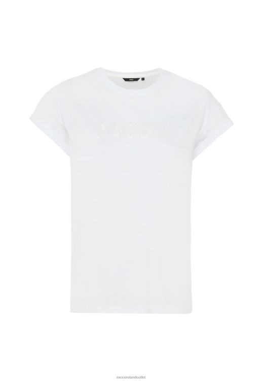 Mexx Oversized Short Sleeve Tee Off White Beige 0T44H25 Women