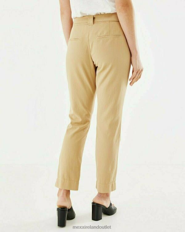 Mexx Pants With Belt Beige Gold 0T44H217 Women