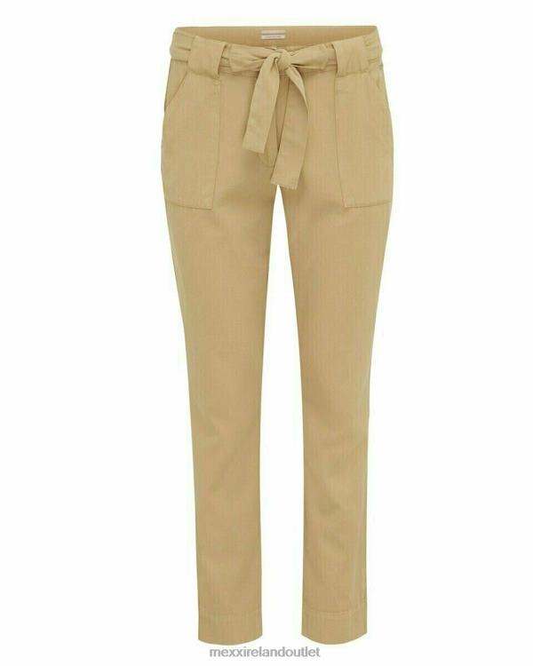 Mexx Pants With Belt Beige Gold 0T44H217 Women