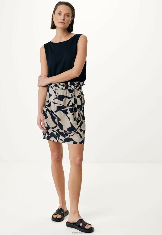 Mexx Paperwaist Skirt Beige 0T44H84 Women