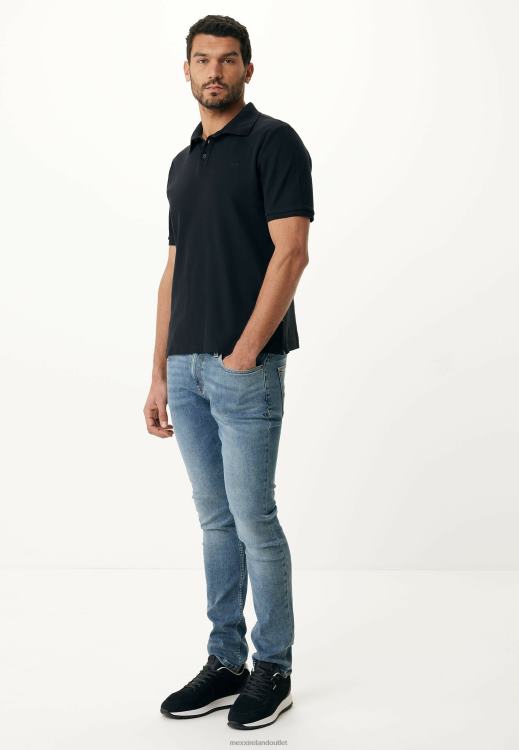 Mexx Peter Polo Black Schwarz 0T44H528 Men