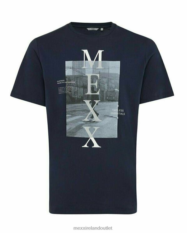 Mexx Photoprint T-shirt Navy Blue 0T44H618 Men