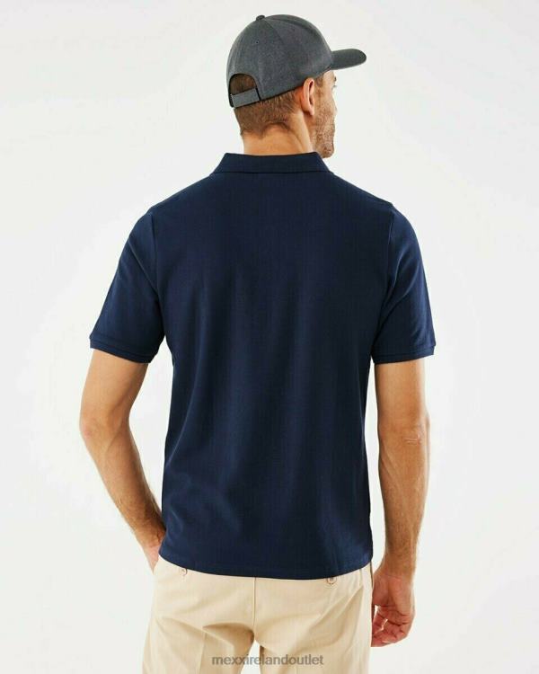 Mexx Pique Polo Navy Blue 0T44H591 Men