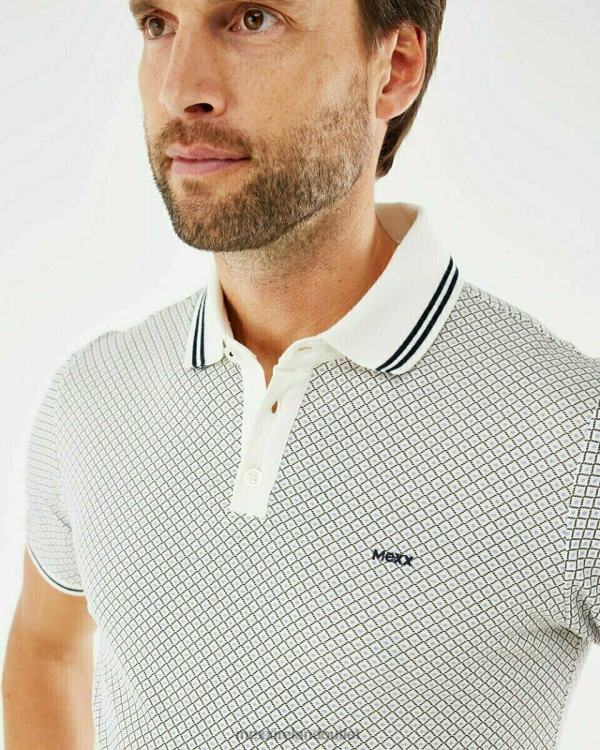 Mexx Pique Polo Off White 0T44H593 Men