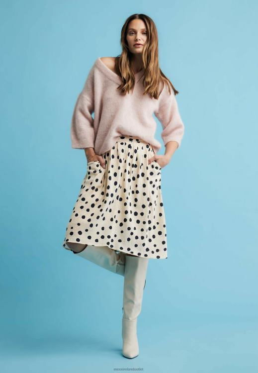 Mexx Pleated Skirt Beige 0T44H18 Women